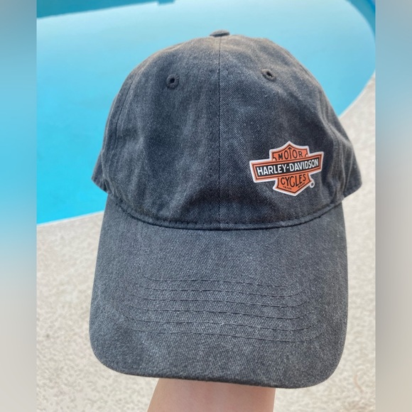 Harley Davidson Motorcycles Museum Gray Adjustable Dad Hat Baseball Cap - Picture 1 of 11